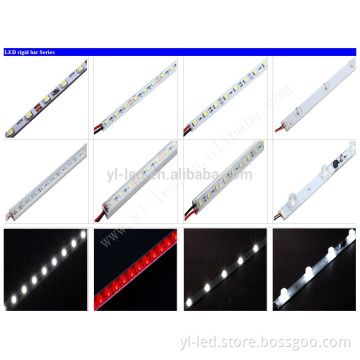12V waterproof IP65 led rigid strip light for kitchen cabinet, led kitchen cabinet strip lighting